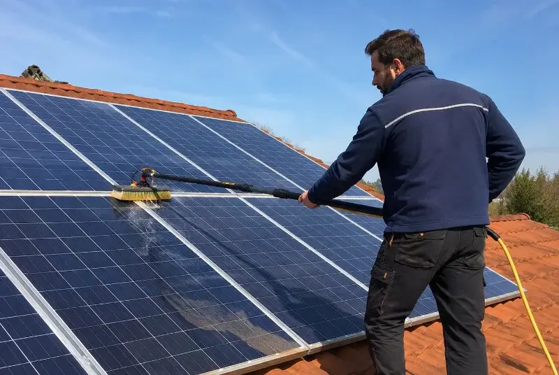 Nettoyage et entretien de panneaux solaires à Peyriac-de-Mer